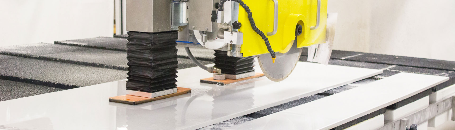 Automated CNC saw designed for UHPC 